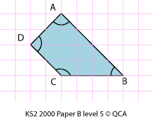 Shape on a square grid